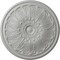 Ekena Millwork Bordeaux Ceiling Medallion (Fits Canopies up to 3 1/4"), Hand-Painted Frost, 22 5/8"OD x 1 3/4"P CM22BOFRF - alternate 1